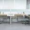 Popular Foshan Furniture Green White Steel Leg Modern Office Workstation(SZ-WS331)