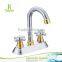 Best Quality Plastic Chromed Dual Handle Upc Basin Faucets