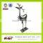 Standing Deer Metal Sliver Cool Posture for home decorative