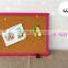 Lanxi xindi Annatto color border cork board kindergarten pin board