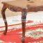 Home furniture rectangle wood carved dining room table