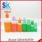 PE 100ml plastic dropper bottle with childproof cap