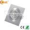 Adjustable led downlight square silver 3w 9w bridgelux room ceiling lamps for office lighting