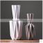 Geometric flower vase,grey ceramic flower vase,Origami inspired Gift idea,Mothers Day Gift,Modern Home decor vase