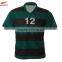 Customized sublimation printing durable rugby jersey with team logo rugby shirt custom sublimated blank rugby jersey made