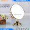 Golden Double Side Brass Mirror Decktop Makeup Mirror