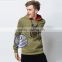 Custom 65 cotton 35 polyester cheap fleece hoodie with printing