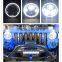 7" LED Headlights Fits Wrangler JK Harley Motorcycle 7" Round LED light headlamp with Halo Kit for TJ JK