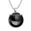 Fancy smile design Hallowma charm jewellery night lights pendant necklace