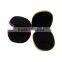 Black Round Zipper Portable Earphone Storage Hard EVA Case