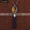 China Jewelry Wholesale Brown Gemstone Tassel Necklace