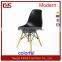 good look eiffel stype plastic cheap wooden leg blue tulip dining chair