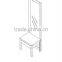 living room console table and mirror