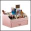 Creative multi function leather cosmetic bo, jewelry store, mirror, dressing table, cosmetic storage bo