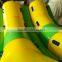 2015 The most popular yellow and green double-line inflatable water totter