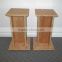 Solid unfinished wood lectern or peaker stands,Raise your speakers 20inches or more cabinet grade all wood