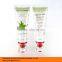 aloe vera gel types soft cosmetic tube with labeling surface handing