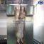 vertical pig washing machine with overhead conveying chains for pig slaughterhouse