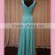 Satin beads mother of bride dress