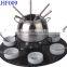 AHF008 25PCS STAINLESS STEEL FONDUE SET