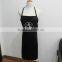 Embroidered aprons with pocket