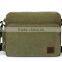 Vintage canvas mens messenger bag with multifunctional pockets