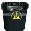 55 Gallon Trash Can Liners Garbage Bags Black 16 Microns