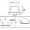 Public Address System 6.5 Inch Fabric Ceiling Speaker