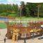 Kaiqi KQ60082A children outdoor playground wooden ship