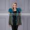 Solid Color Fox Fur Lined Parka With Real Raccoon Fur Hood Collar Supplier's Choice