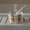 Wonderful Sauna Accessories wooden sauna bucket and spoon