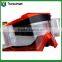 Motorcycle goggle with solid roll off system on lens