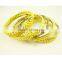 Top design gold plated hand knitting beaded fashion bracelet
