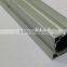 industrial aluminium profile /hollow aluminium square and round profile