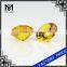 semi precious color nano stone diamond cut yellow nano gem for jewelry