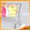 Double pole Extendable Garment Rack, Telescopic Double-Pole Clothes Drying Rack, Modern Stainless Steel Clothes Drying Rack