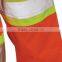 Polyester Inner Polyester Mesh Contrasting Trim with Back X Pattern Safety Hi Vis Workwear
