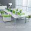 Foshan top quality modern design 6 person office desk for staffs