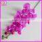 wholesale latex artificial flower purple phalaenopsis orchid