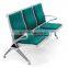 3 seater high back aluminum waiting chairs for salon