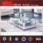 OEM new products frosted strip glass office table