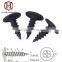 black/white truss head self tapping screw 8x1'' wafer head