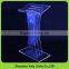 modern design acrylic podium acrylic table top lectern high-end LED acrylic podium pulpit lectern