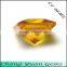 Square shape 55# synthetic yellow sapphire stone