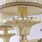 imported luster cloth cover iron chandelier for American market