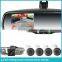 3.5 inch car parking sensor Rearview monitor + 4 radar detectors
