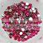 round crystal 3MM acrylic wedding metallic silver plated disc diamond bead flat back for jewelry accessory