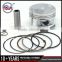 63.5MM 15MM Piston Kit Rings for CG200 200CC Shineray ZongShen Lifan Taotao ATV Quad Kaya Xmotos Apollo Orion Loncin Pit Bike