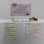 Plastic Hang Tag Plastic Label for Garment, Jewllery