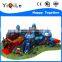 Large Indoor Plastic Slide Childrens Playground Equipment